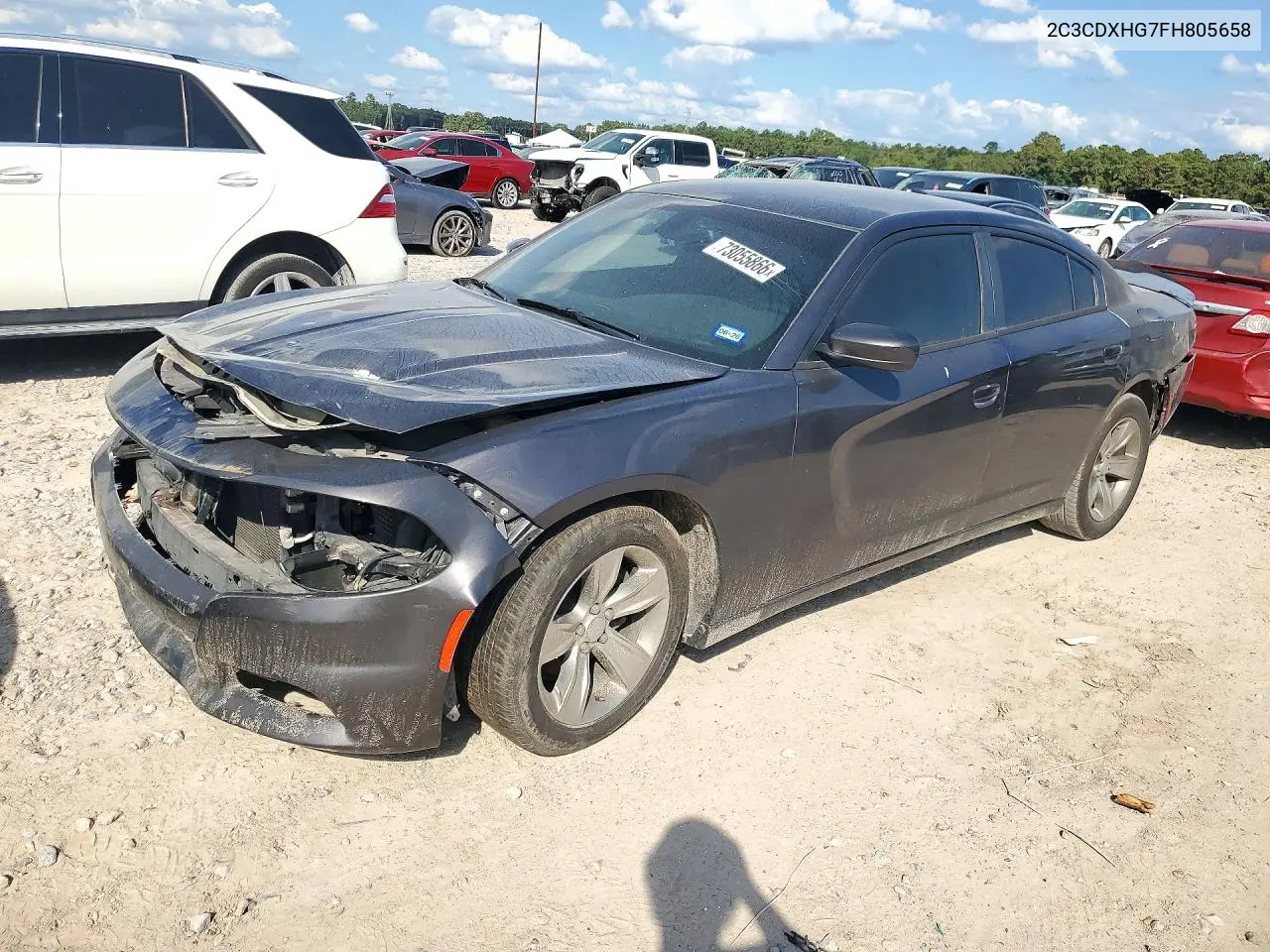 DODGE CHARGER 2015, VIN 2C3CDXHG7FH805658