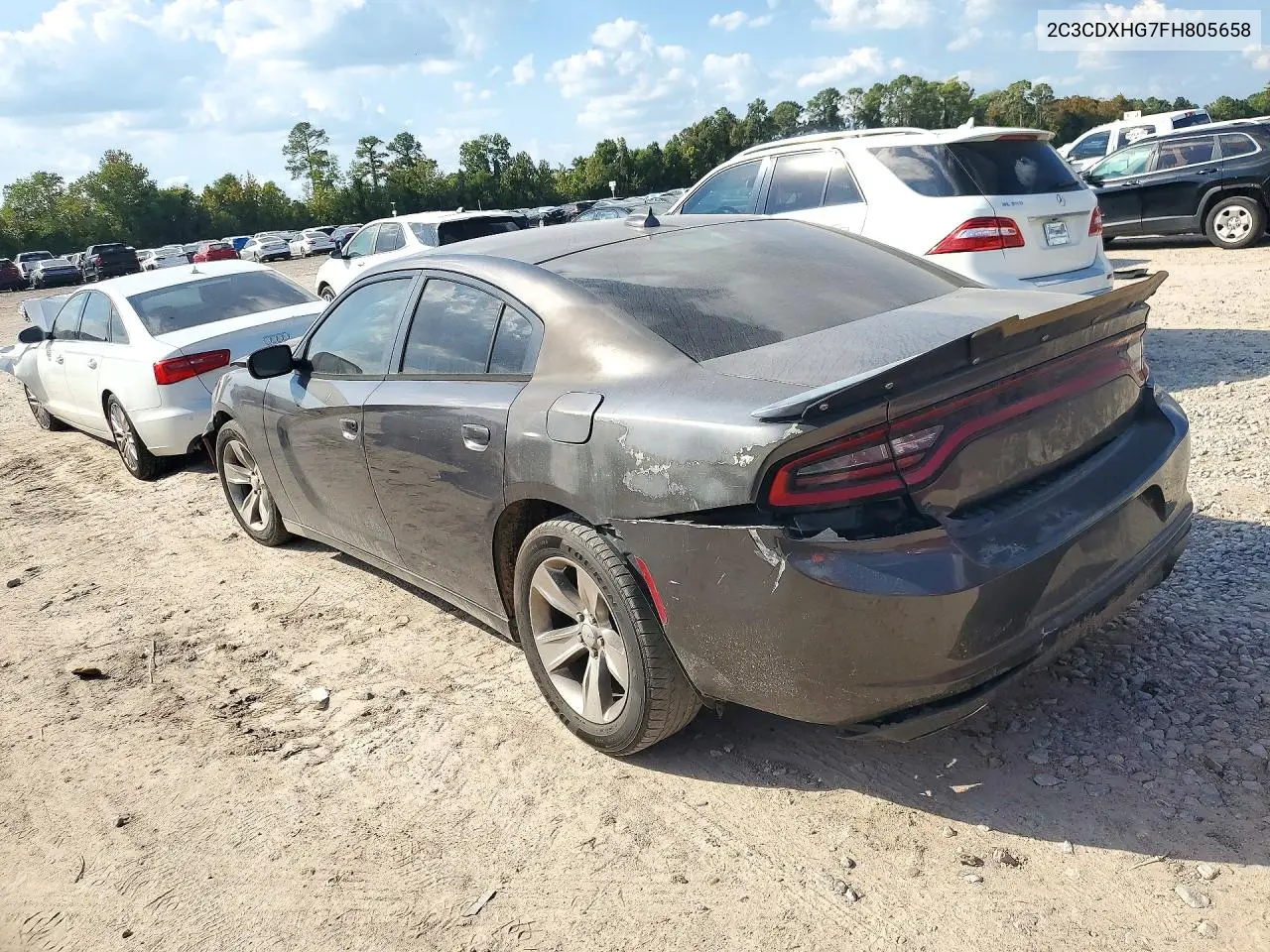2015 DODGE CHARGER VIN 2C3CDXHG7FH805658 — фото 2