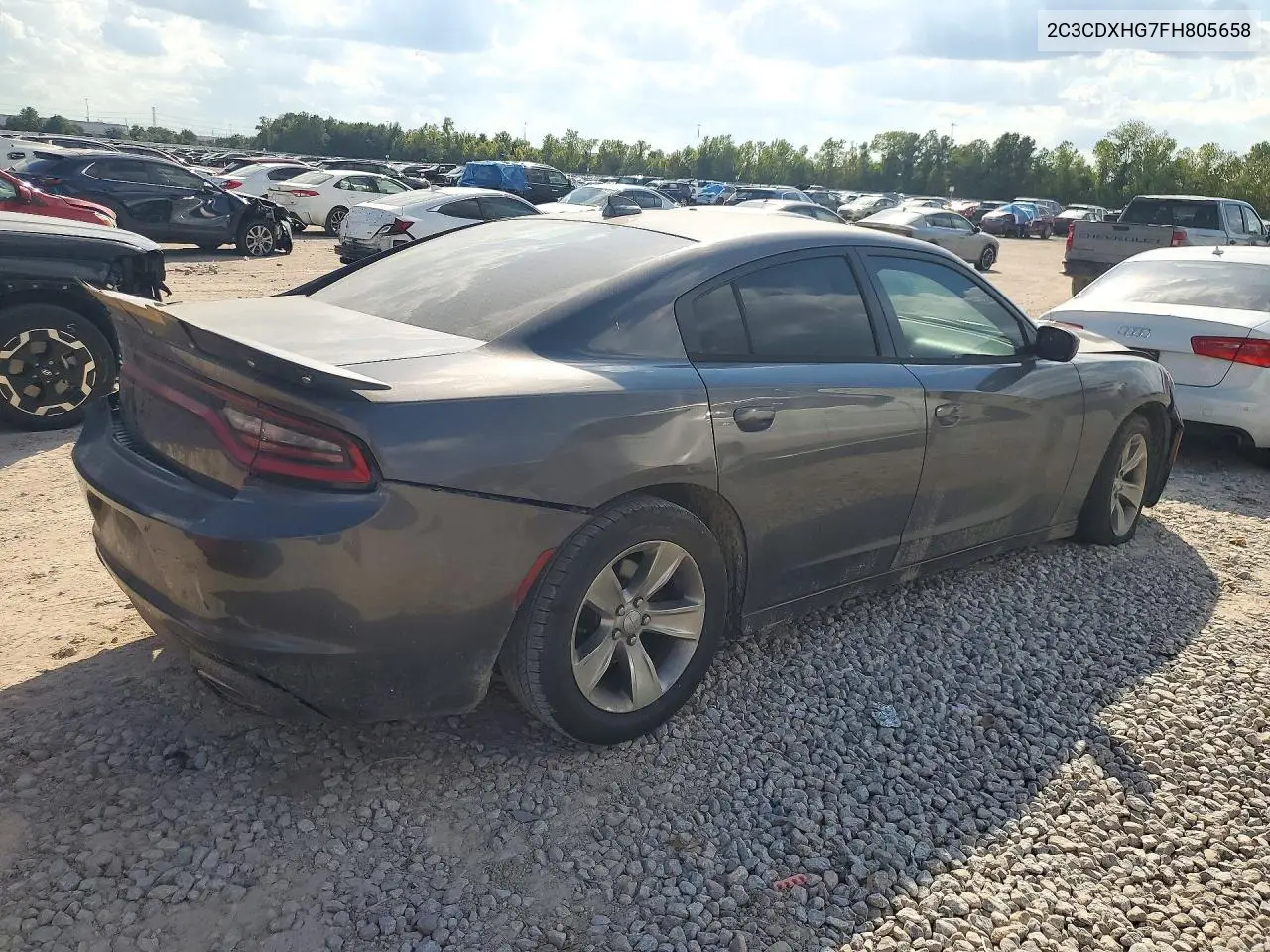 2015 DODGE CHARGER VIN 2C3CDXHG7FH805658 — фото 3