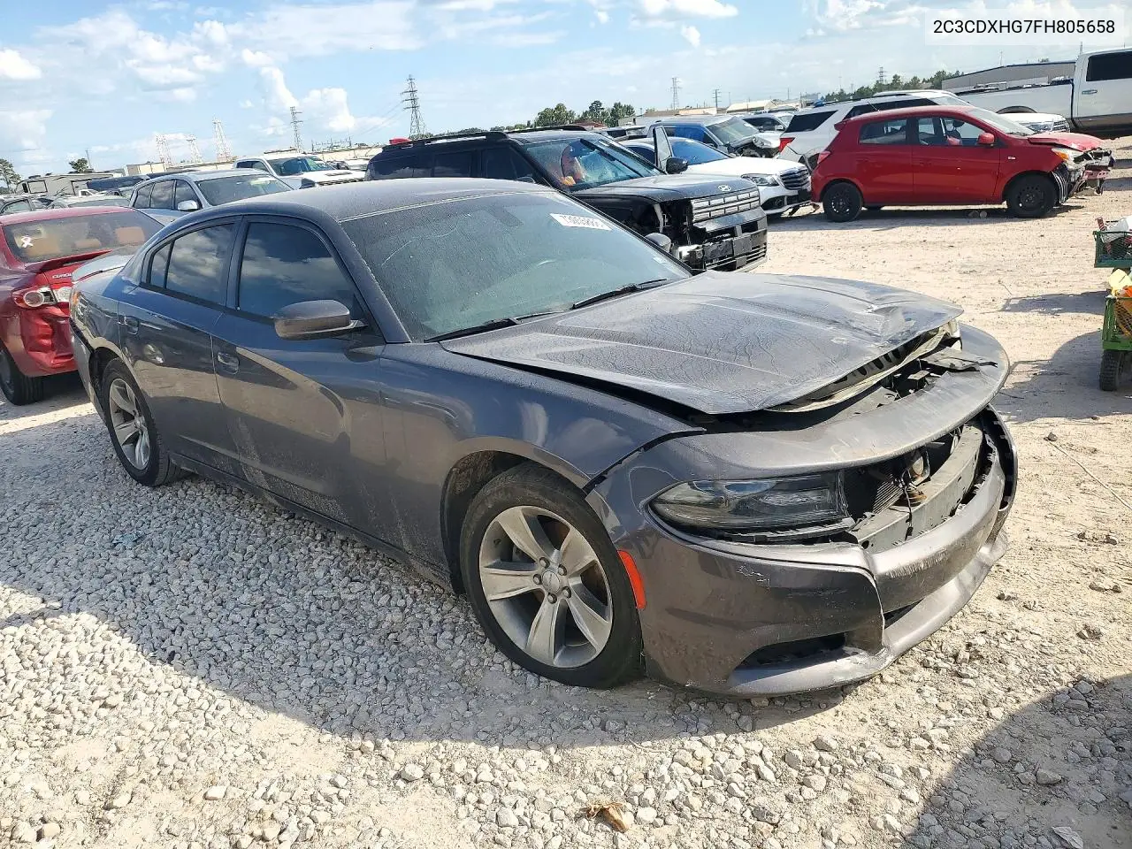 2015 DODGE CHARGER VIN 2C3CDXHG7FH805658 — фото 4