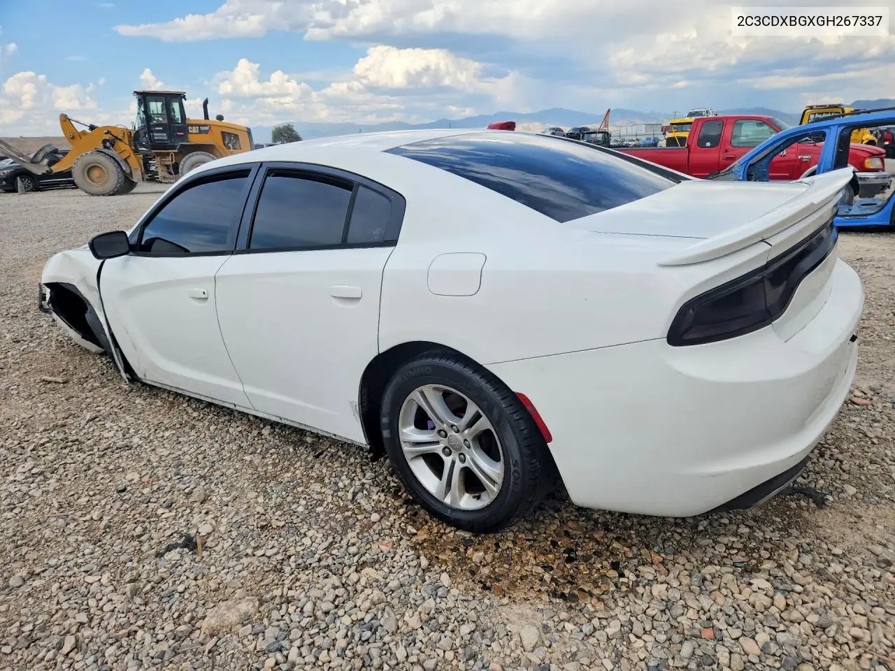 2016 DODGE CHARGER VIN 2C3CDXBGXGH267337 — фото 2