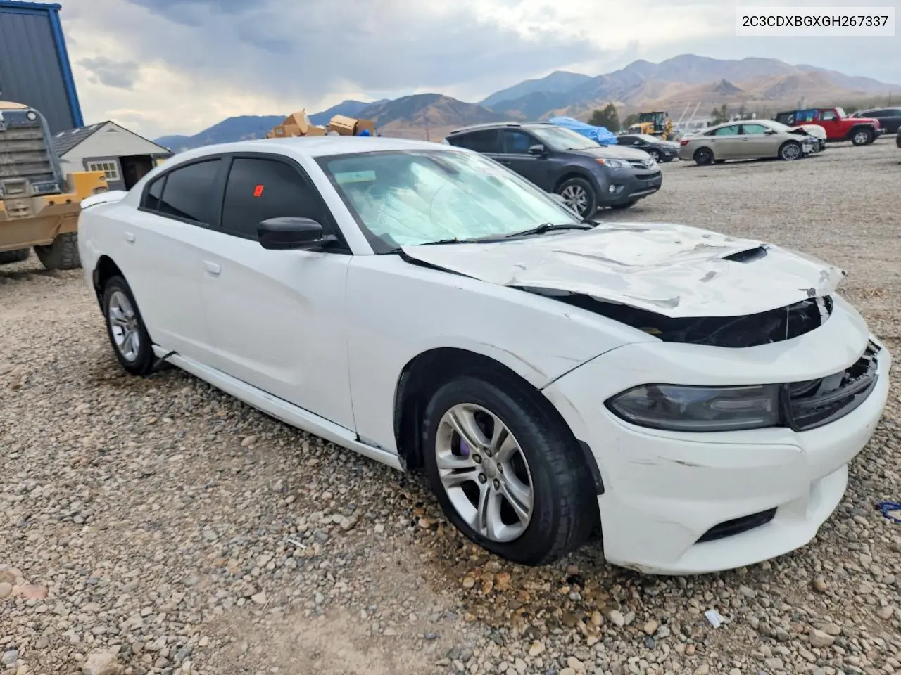 2016 DODGE CHARGER VIN 2C3CDXBGXGH267337 — фото 4