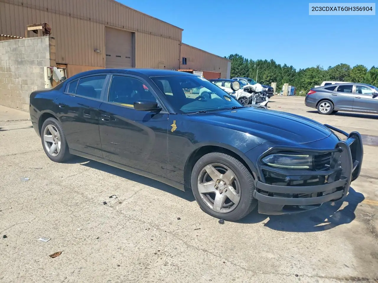 2016 DODGE CHARGER VIN 2C3CDXAT6GH356904 — фото 4