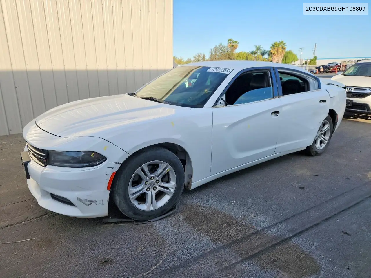 DODGE CHARGER 2016, VIN 2C3CDXBG9GH108809