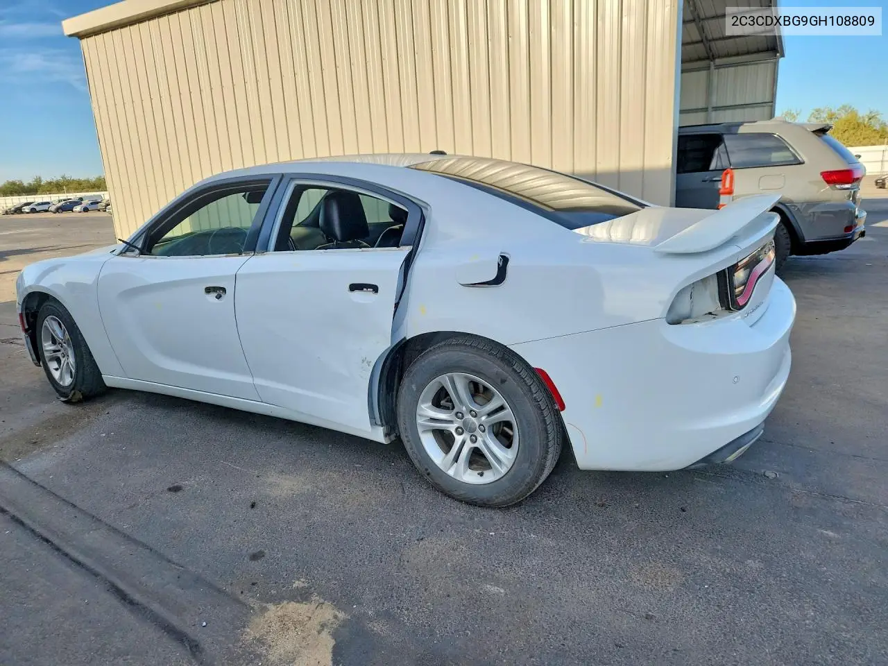2016 DODGE CHARGER VIN 2C3CDXBG9GH108809 — фото 2
