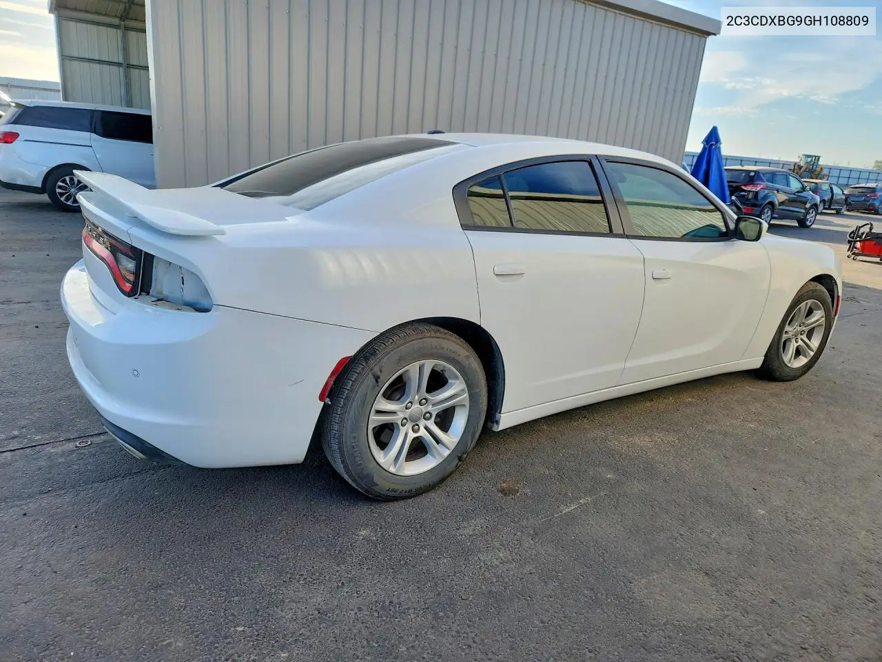 2016 DODGE CHARGER VIN 2C3CDXBG9GH108809 — фото 3