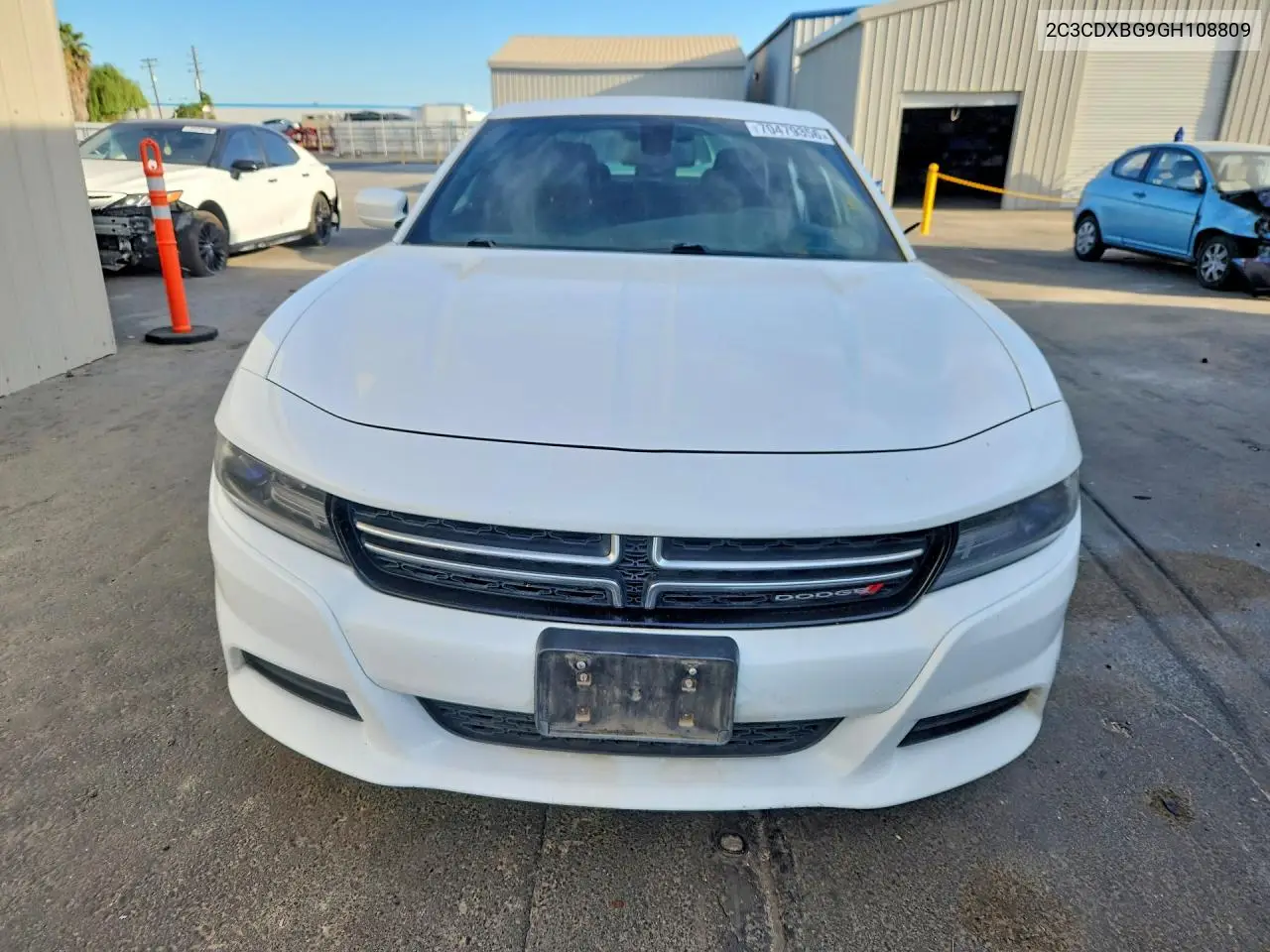 2016 DODGE CHARGER VIN 2C3CDXBG9GH108809 — фото 5