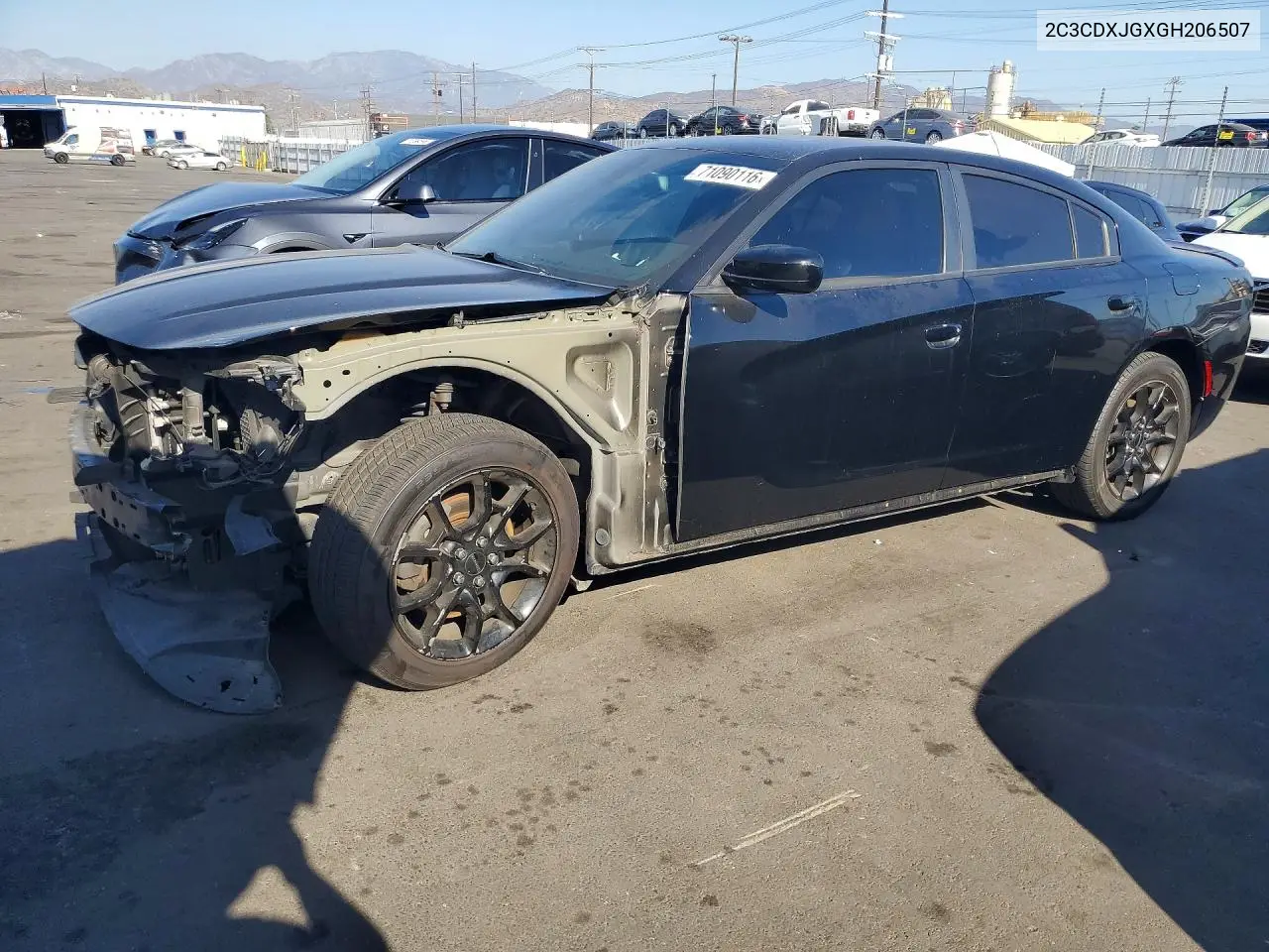 DODGE CHARGER 2016, VIN 2C3CDXJGXGH206507