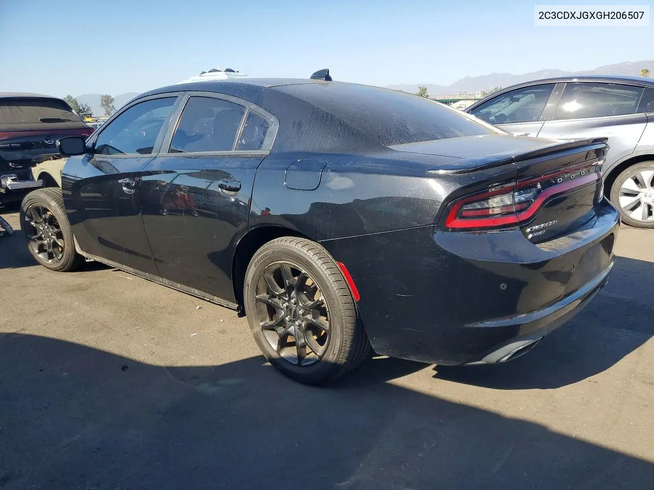 2016 DODGE CHARGER VIN 2C3CDXJGXGH206507 — фото 2
