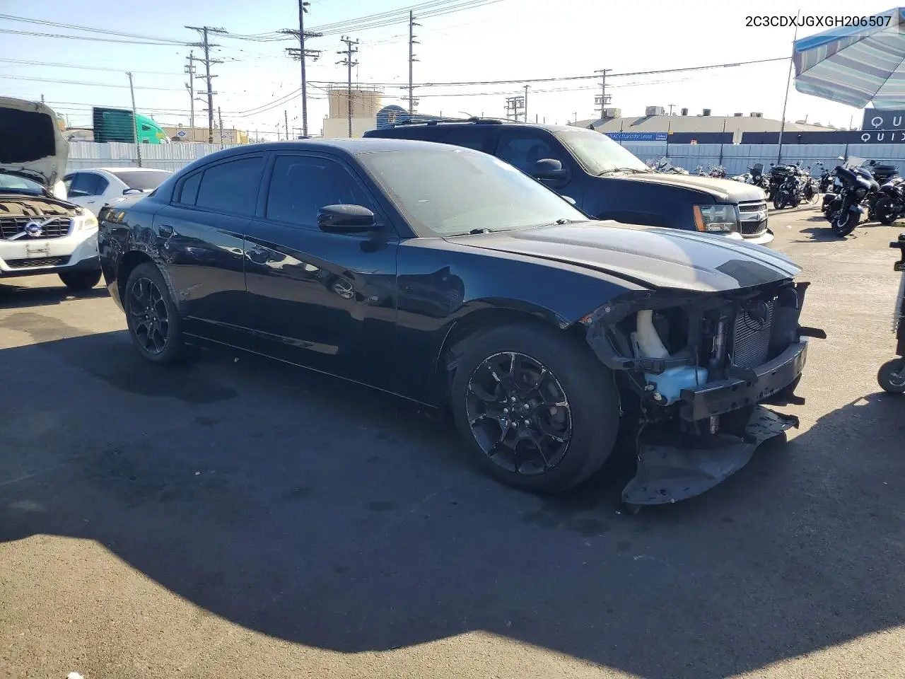 2016 DODGE CHARGER VIN 2C3CDXJGXGH206507 — фото 4