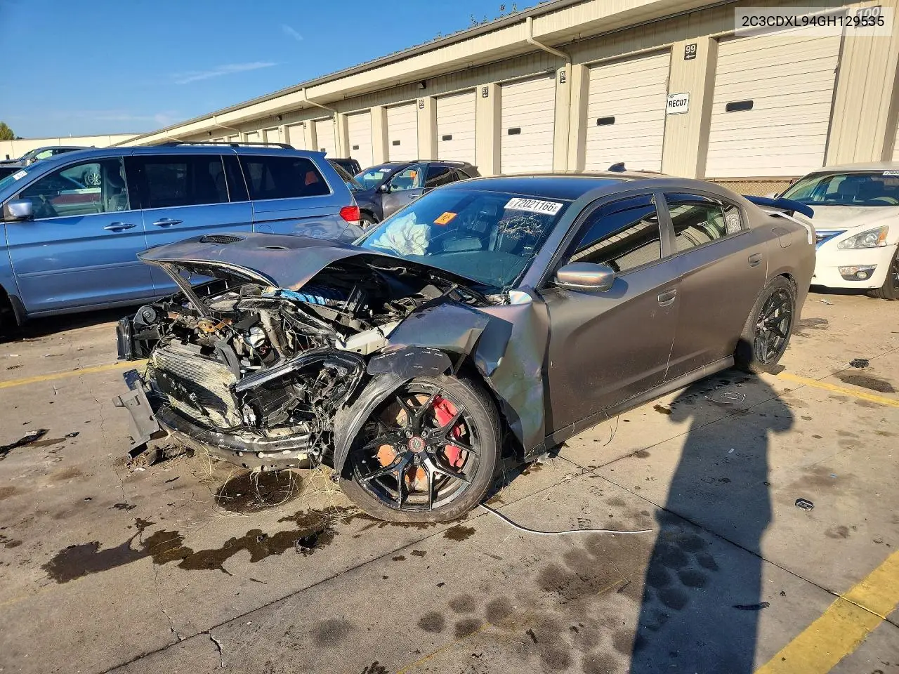 DODGE CHARGER 2016, VIN 2C3CDXL94GH129535