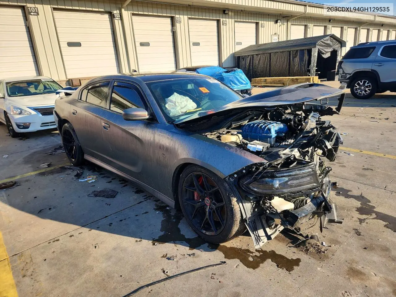 2016 DODGE CHARGER VIN 2C3CDXL94GH129535 — фото 4