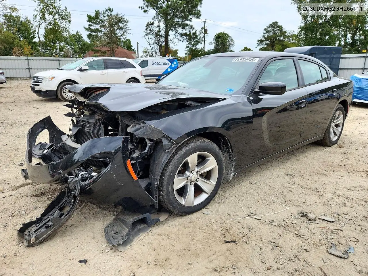 DODGE CHARGER 2016, VIN 2C3CDXHG2GH266111