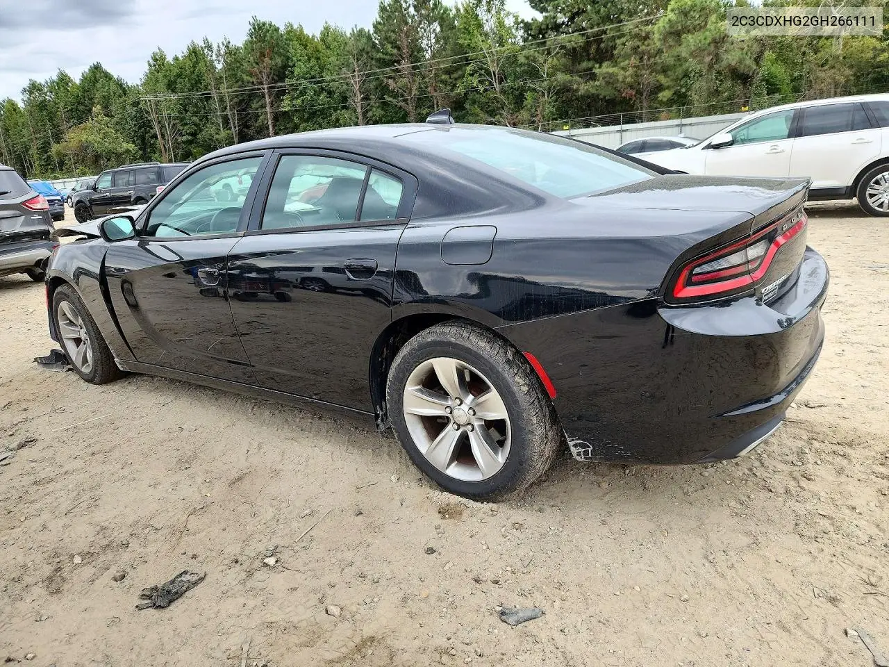 2016 DODGE CHARGER VIN 2C3CDXHG2GH266111 — фото 2
