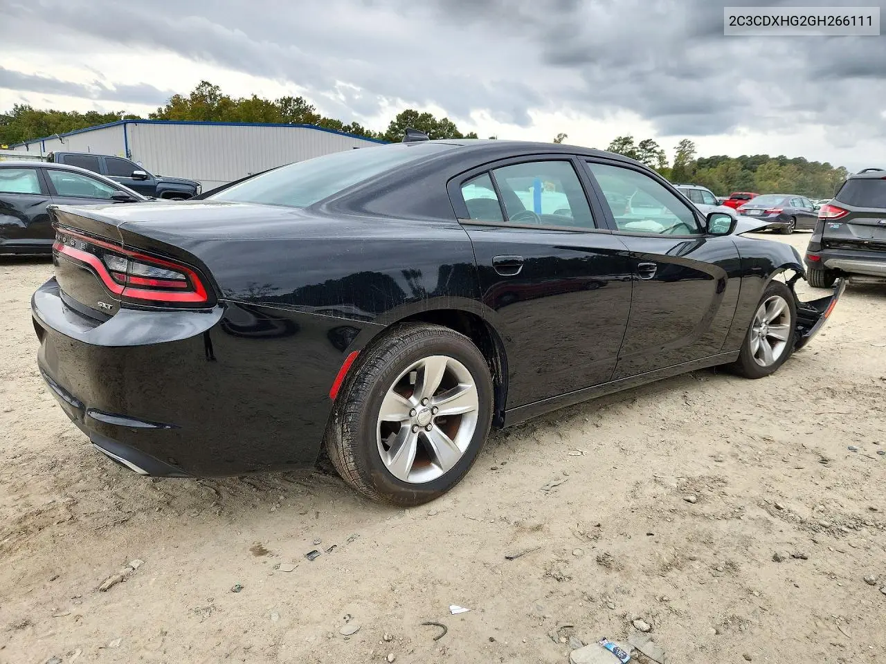 2016 DODGE CHARGER VIN 2C3CDXHG2GH266111 — фото 3