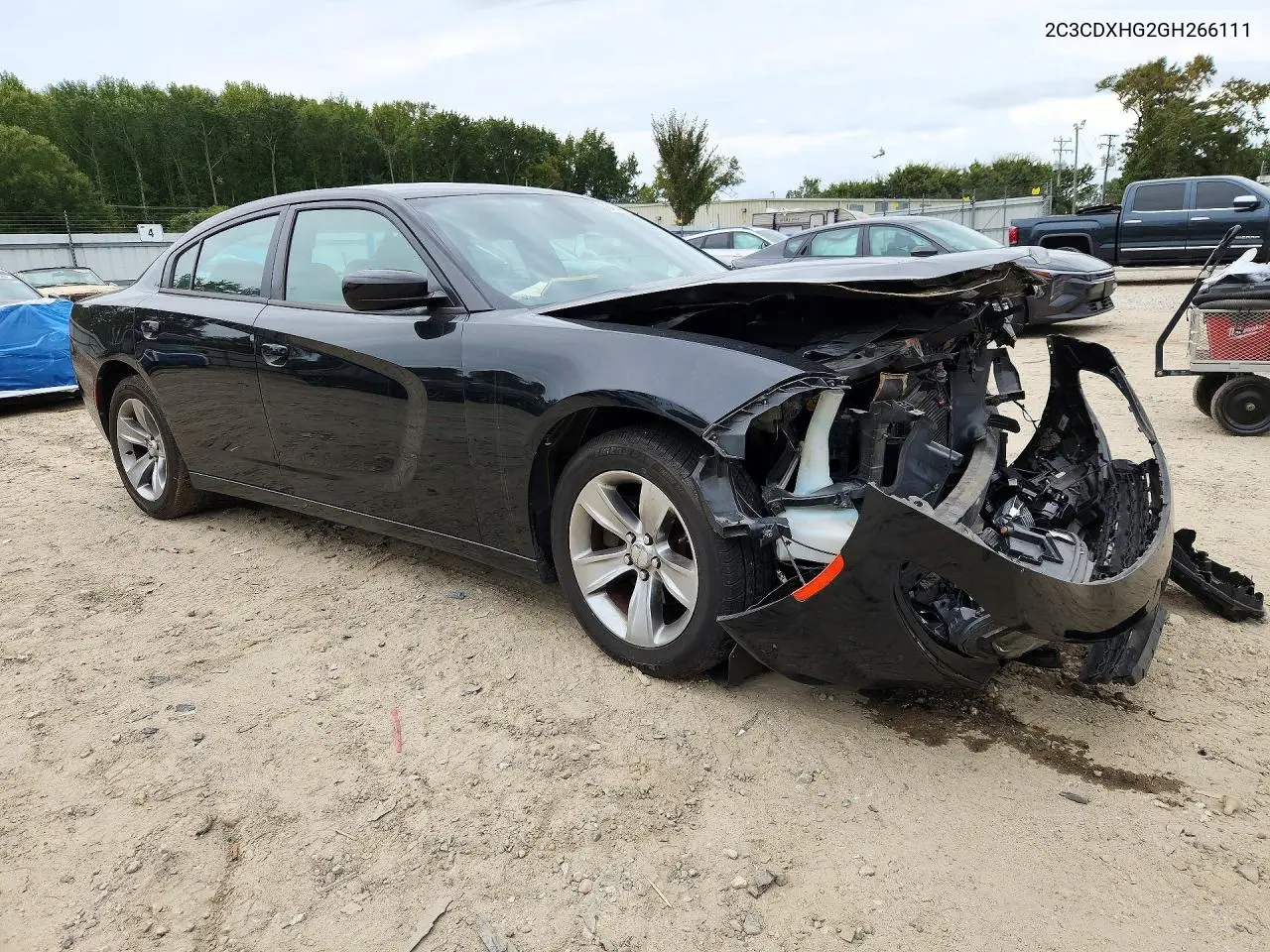 2016 DODGE CHARGER VIN 2C3CDXHG2GH266111 — фото 4