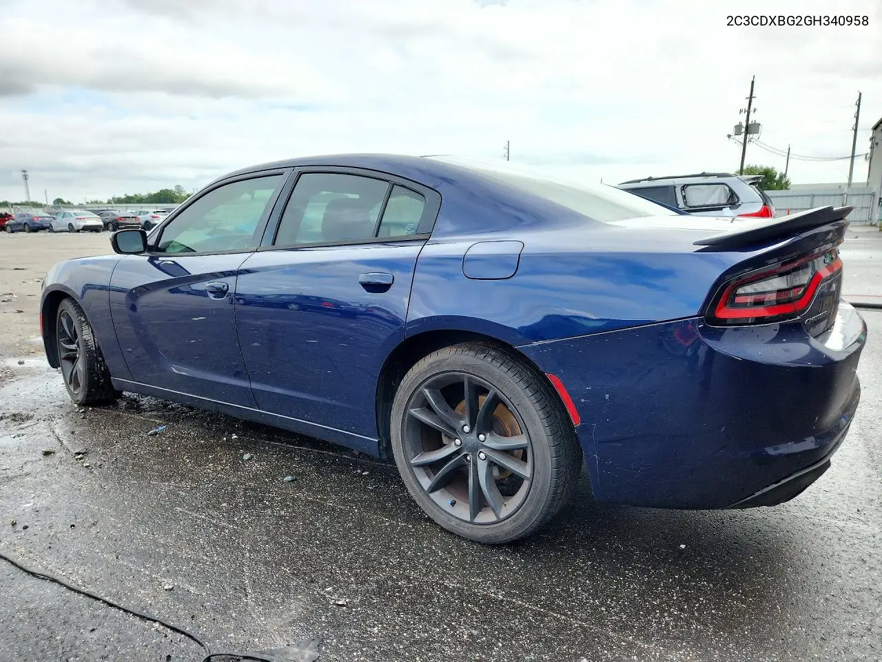 2016 DODGE CHARGER VIN 2C3CDXBG2GH340958 — фото 2