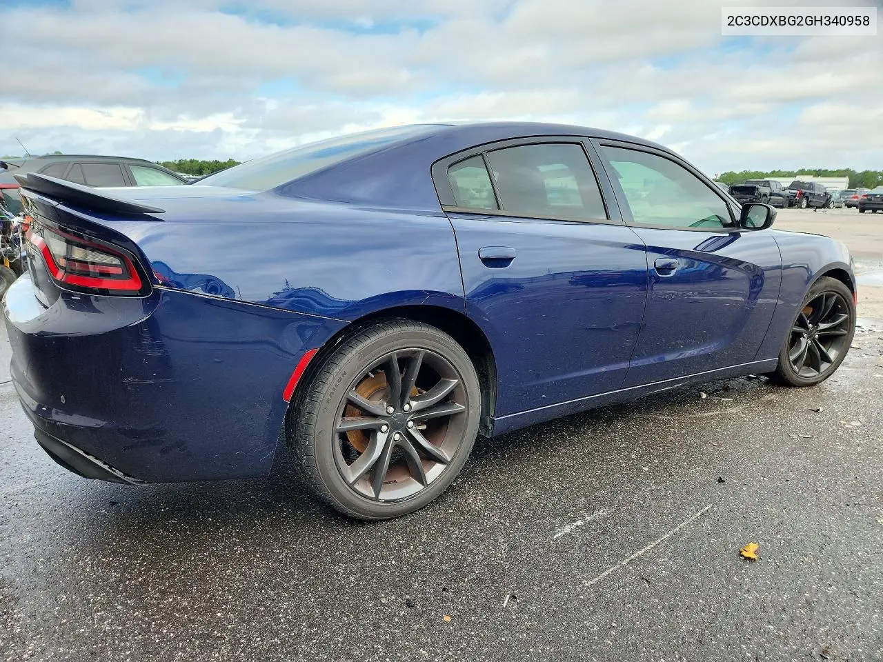2016 DODGE CHARGER VIN 2C3CDXBG2GH340958 — фото 3