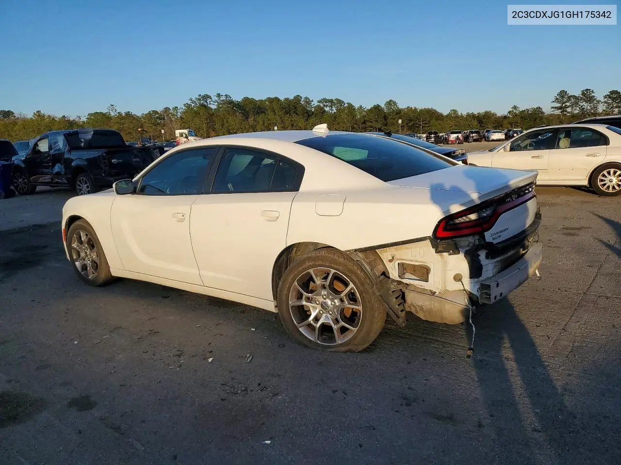 2016 DODGE CHARGER VIN 2C3CDXJG1GH175342 — фото 2