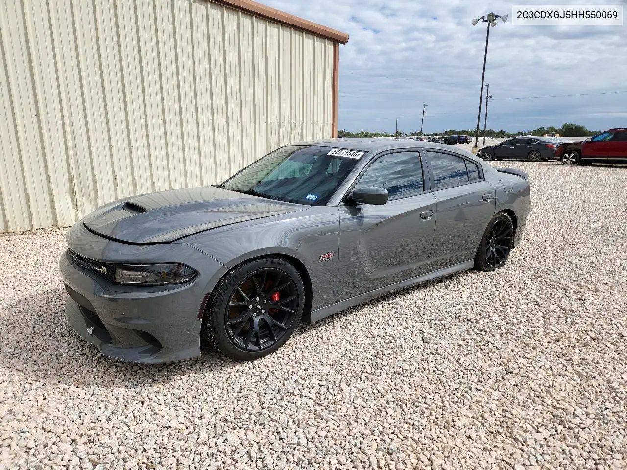 DODGE CHARGER 2017, VIN 2C3CDXGJ5HH550069
