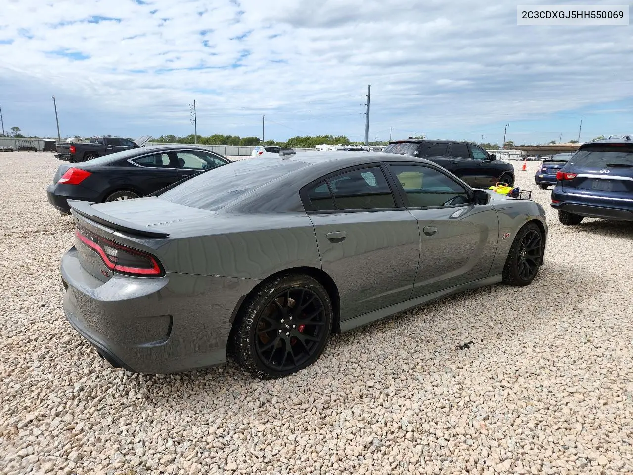 2017 DODGE CHARGER VIN 2C3CDXGJ5HH550069 — фото 3
