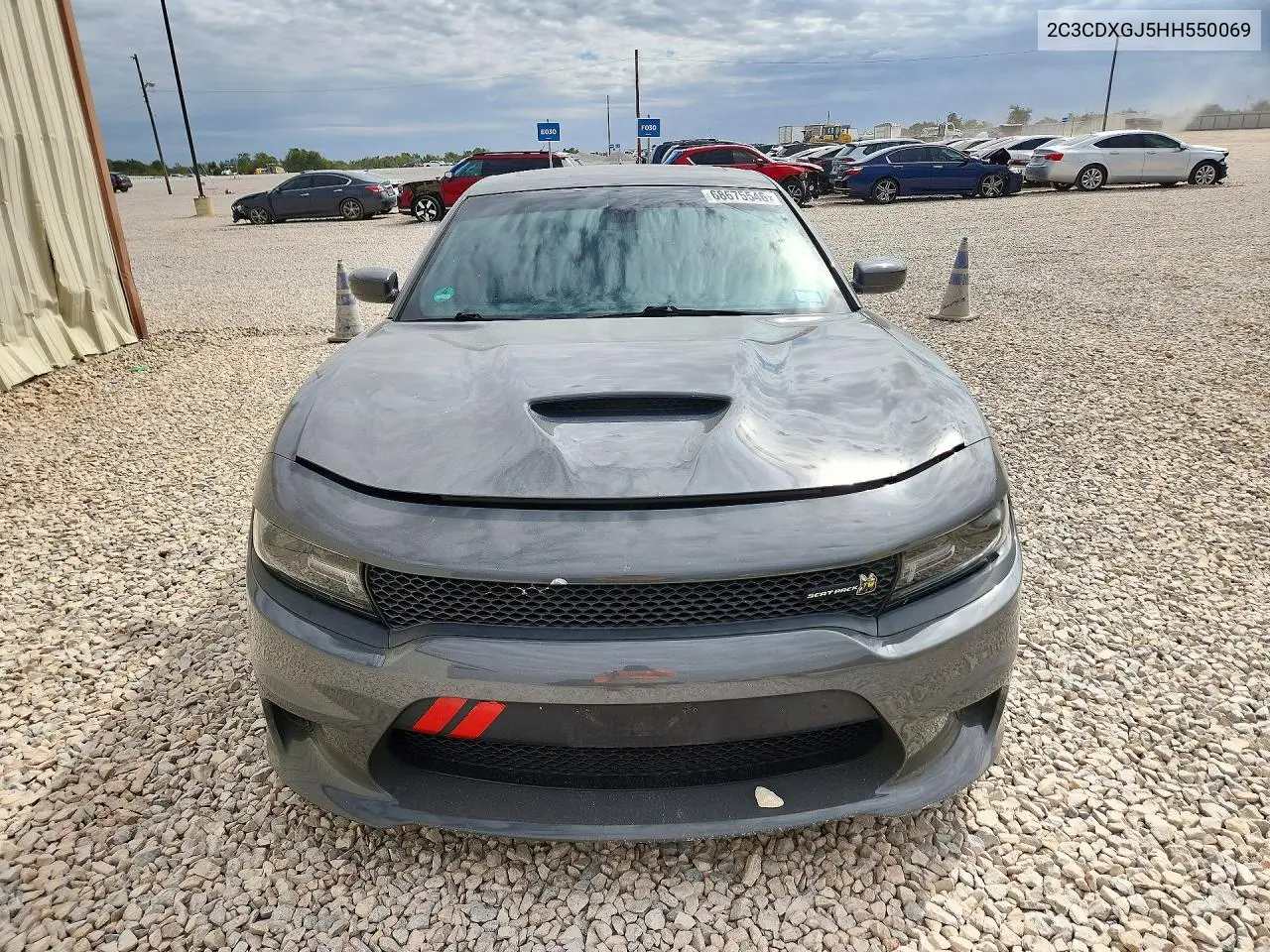 2017 DODGE CHARGER VIN 2C3CDXGJ5HH550069 — фото 5