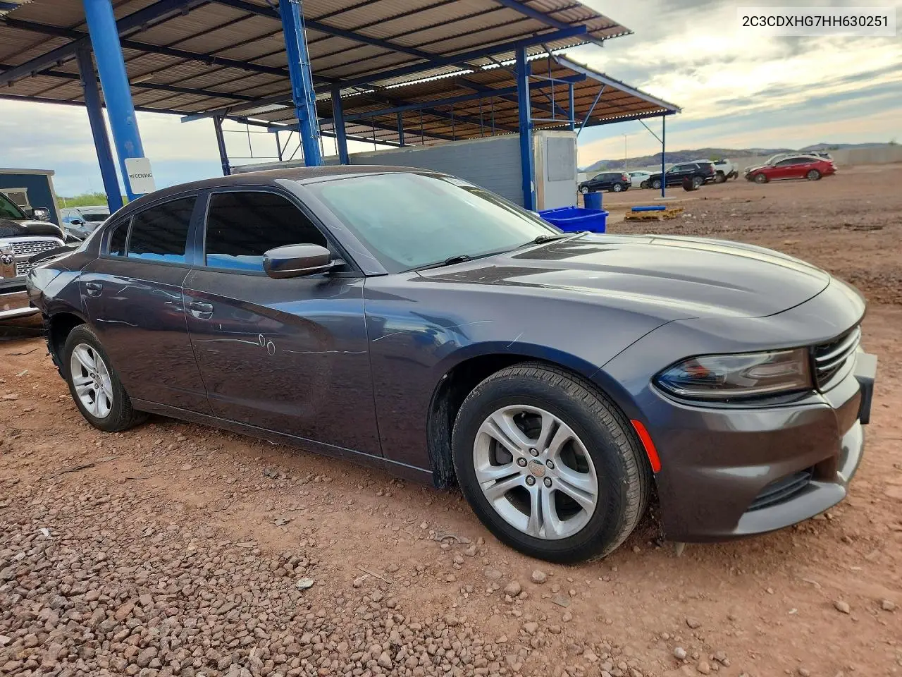 2017 DODGE CHARGER VIN 2C3CDXHG7HH630251 — фото 4