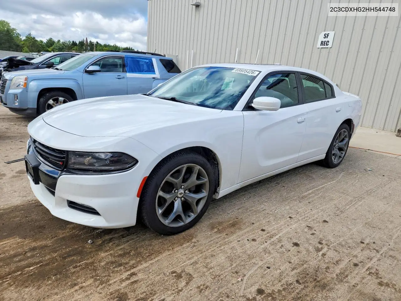 DODGE CHARGER 2017, VIN 2C3CDXHG2HH544748