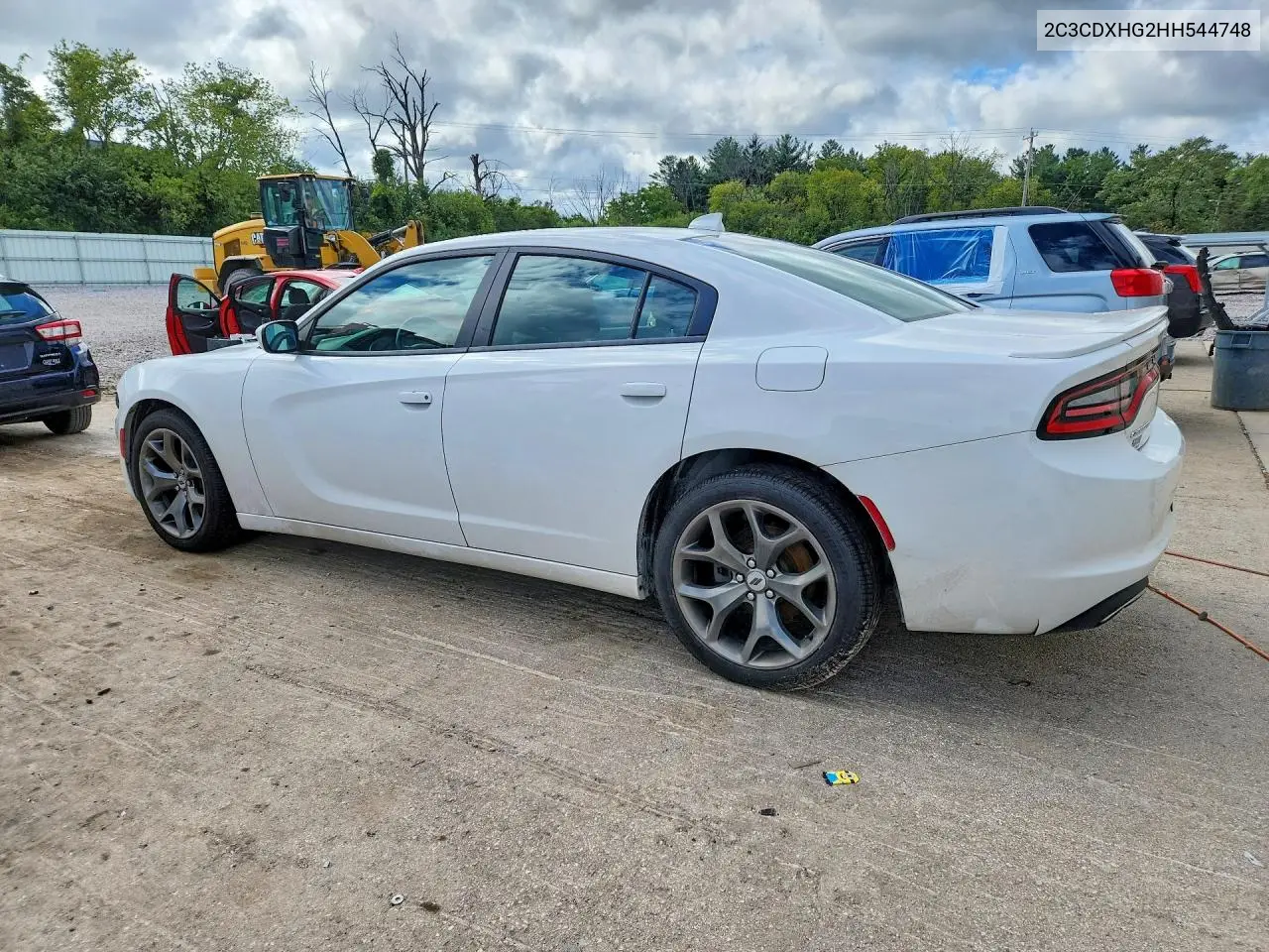 2017 DODGE CHARGER VIN 2C3CDXHG2HH544748 — фото 2