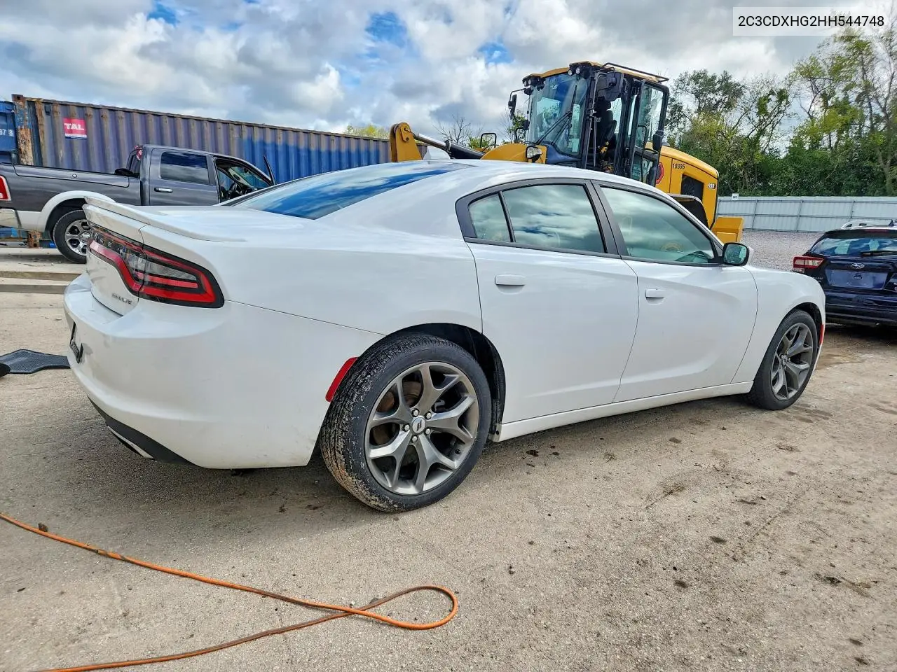 2017 DODGE CHARGER VIN 2C3CDXHG2HH544748 — фото 3