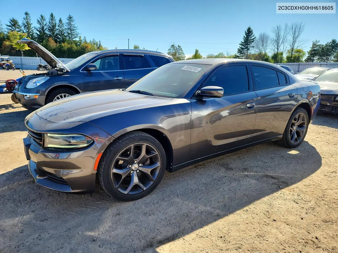 DODGE CHARGER 2017, VIN 2C3CDXHG0HH618605