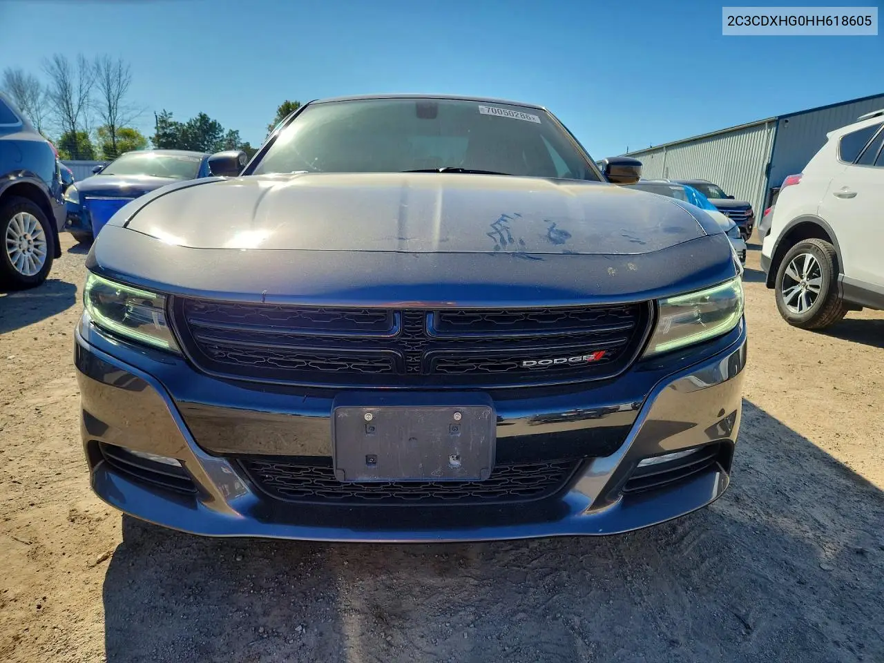 2017 DODGE CHARGER VIN 2C3CDXHG0HH618605 — фото 5