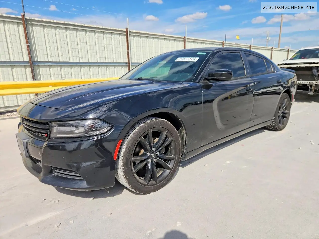 DODGE CHARGER 2017, VIN 2C3CDXBG0HH581418
