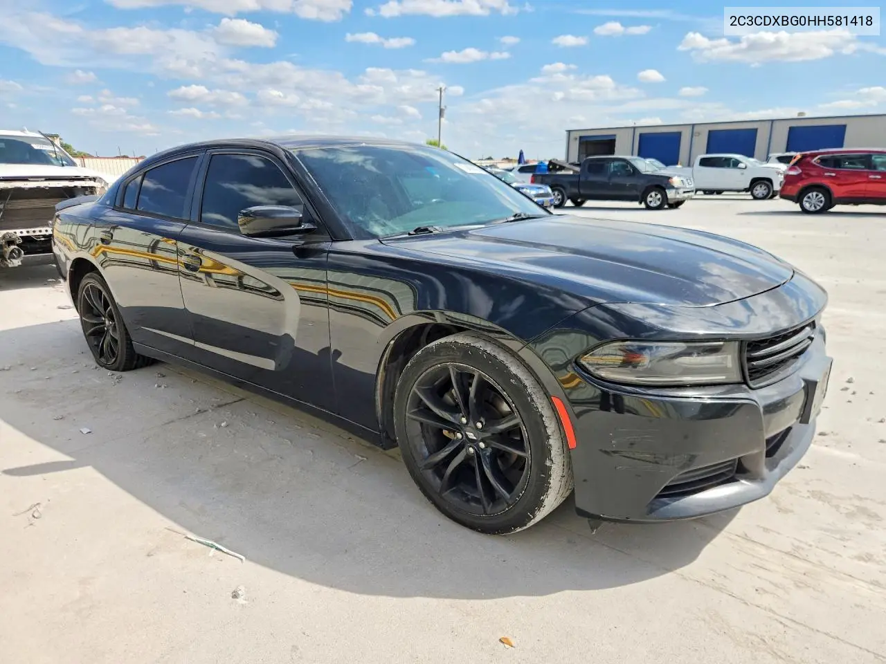 2017 DODGE CHARGER VIN 2C3CDXBG0HH581418 — фото 4