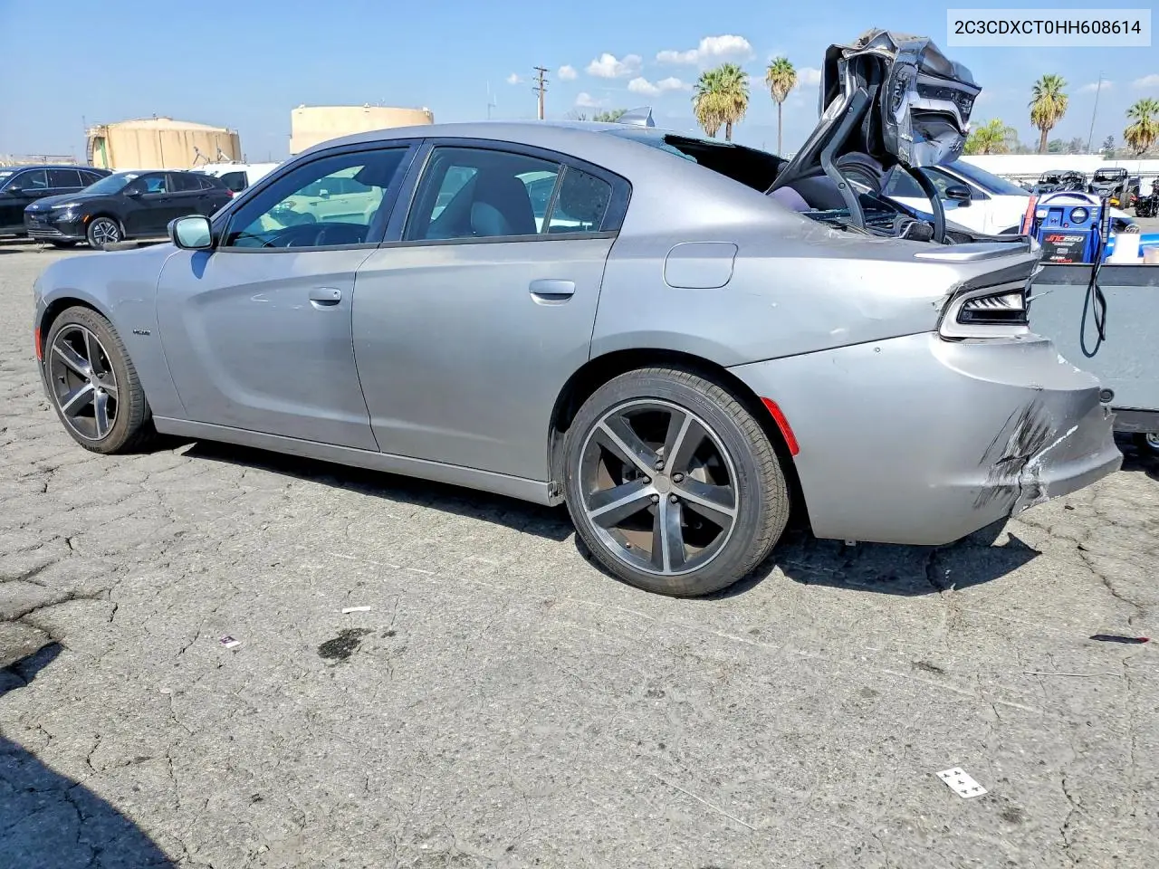 2017 DODGE CHARGER VIN 2C3CDXCT0HH608614 — фото 2