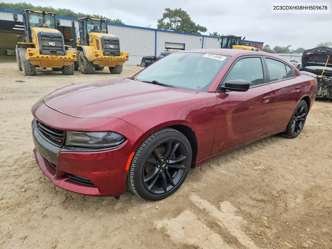 DODGE CHARGER 2017, VIN 2C3CDXHG8HH509678