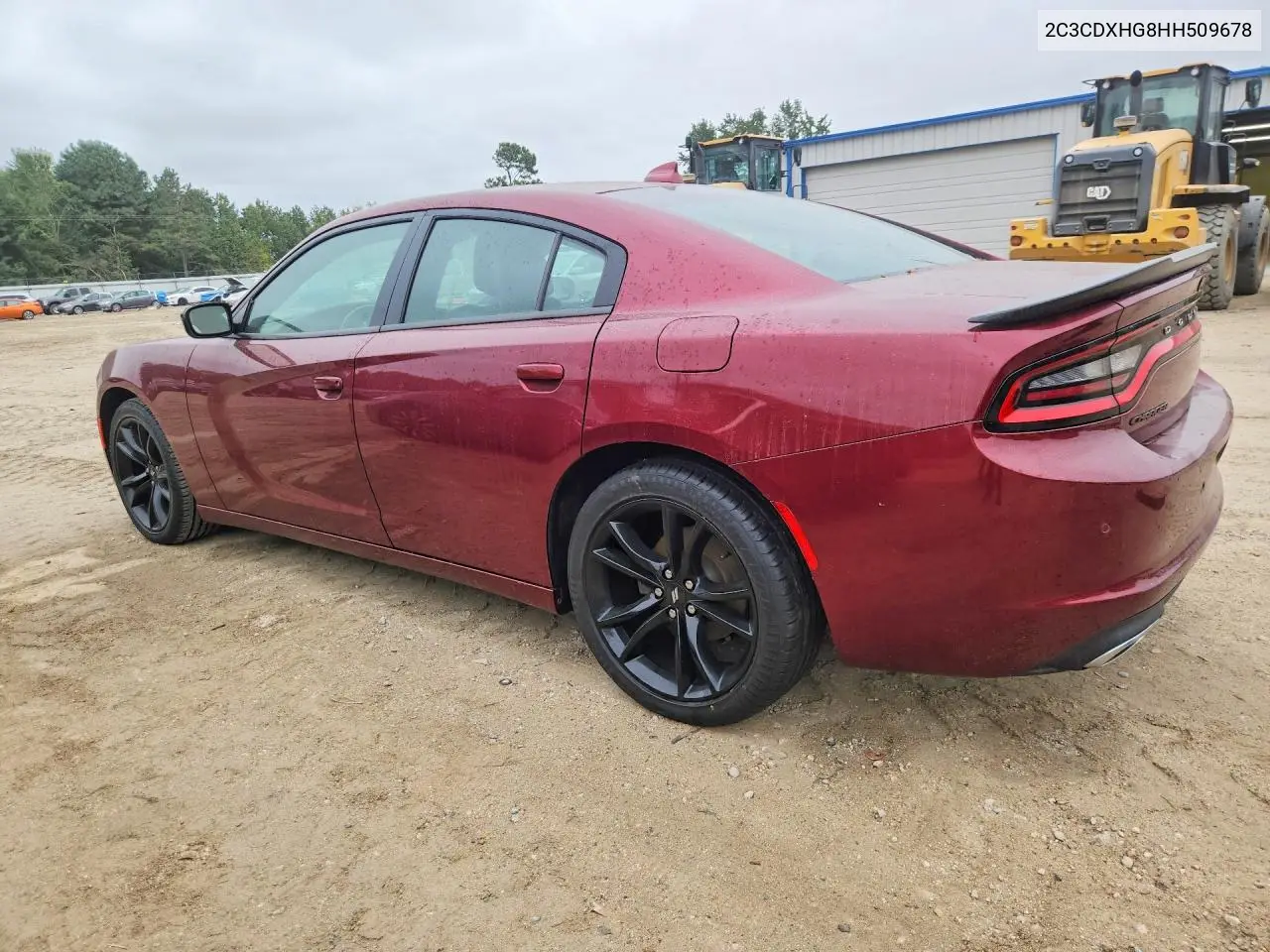 2017 DODGE CHARGER VIN 2C3CDXHG8HH509678 — фото 2