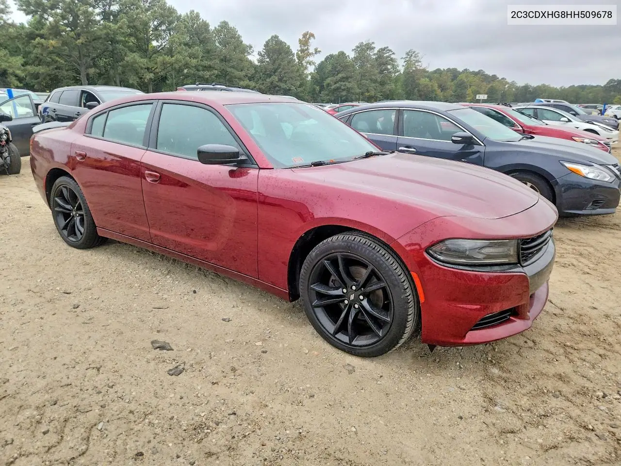2017 DODGE CHARGER VIN 2C3CDXHG8HH509678 — фото 4