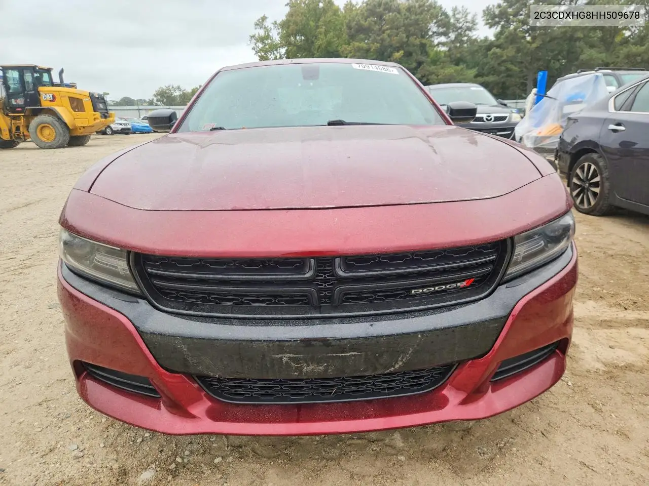 2017 DODGE CHARGER VIN 2C3CDXHG8HH509678 — фото 5