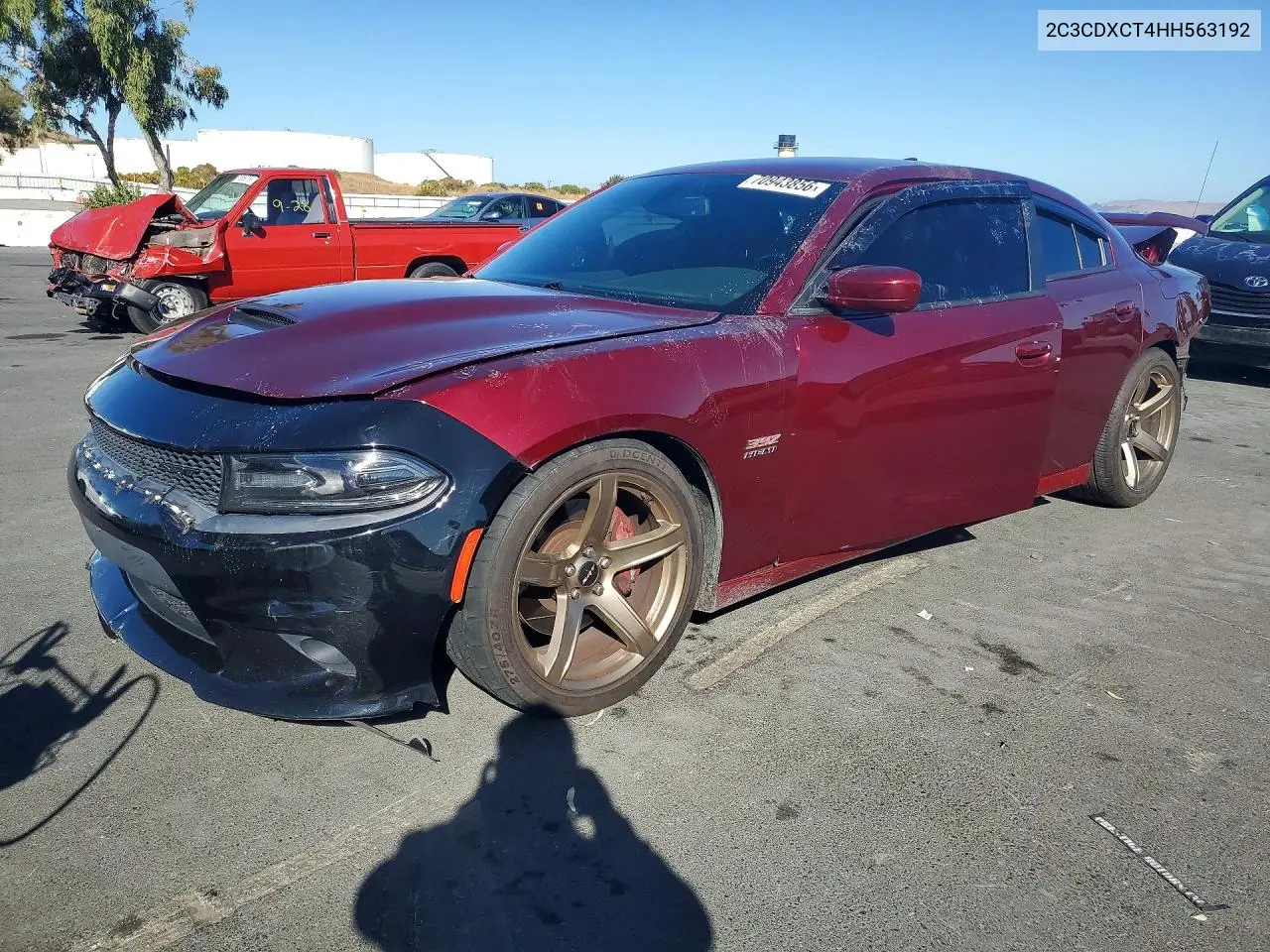 DODGE CHARGER 2017, VIN 2C3CDXCT4HH563192