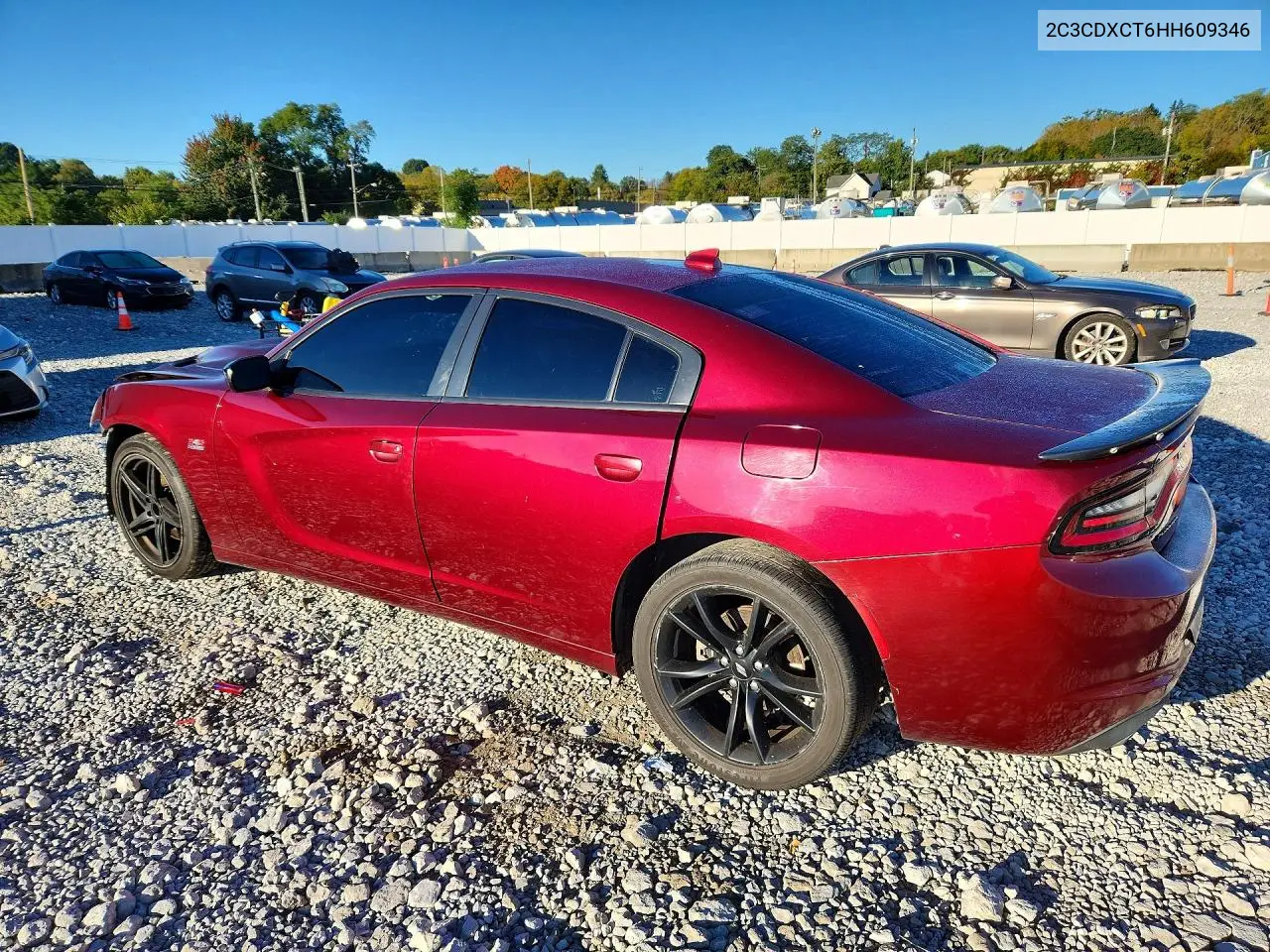 2017 DODGE CHARGER VIN 2C3CDXCT6HH609346 — фото 2