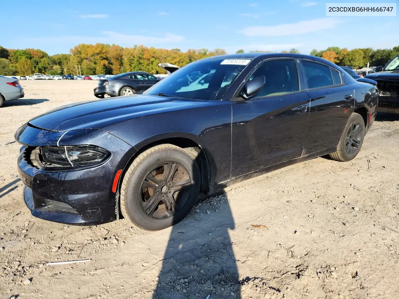 DODGE CHARGER 2017, VIN 2C3CDXBG6HH666747