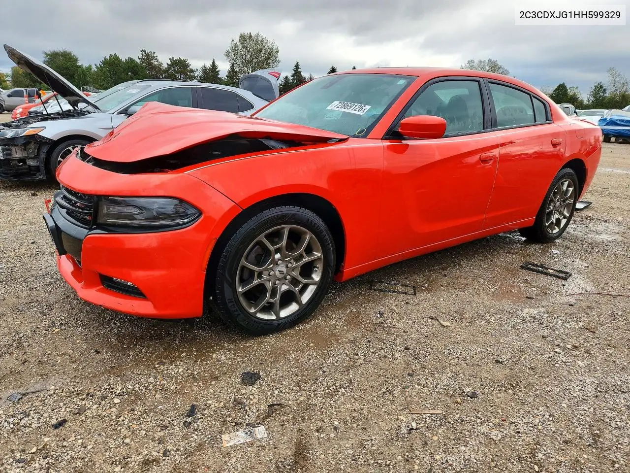 DODGE CHARGER 2017, VIN 2C3CDXJG1HH599329