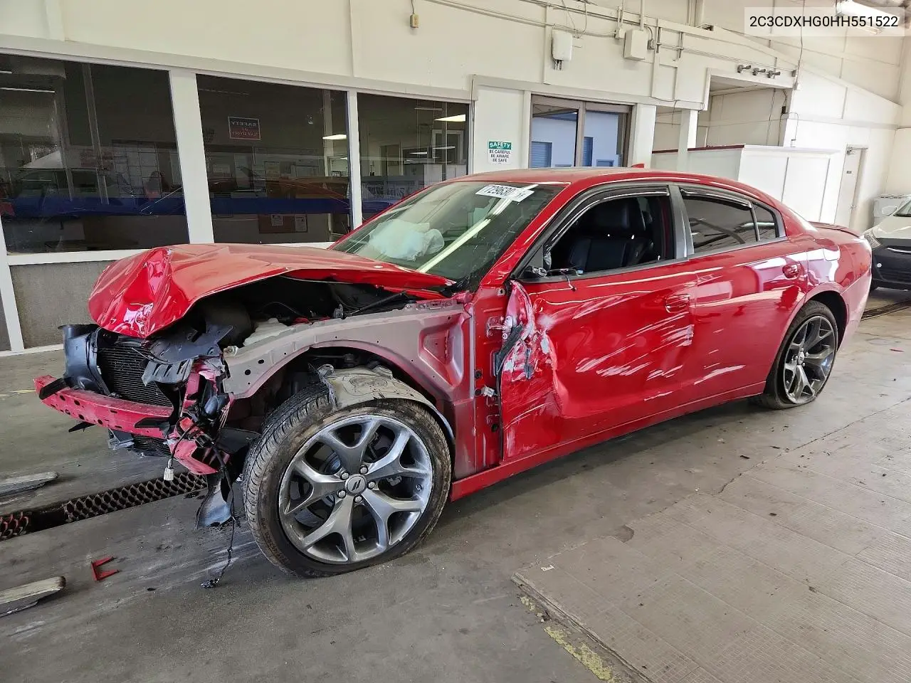 DODGE CHARGER 2017, VIN 2C3CDXHG0HH551522