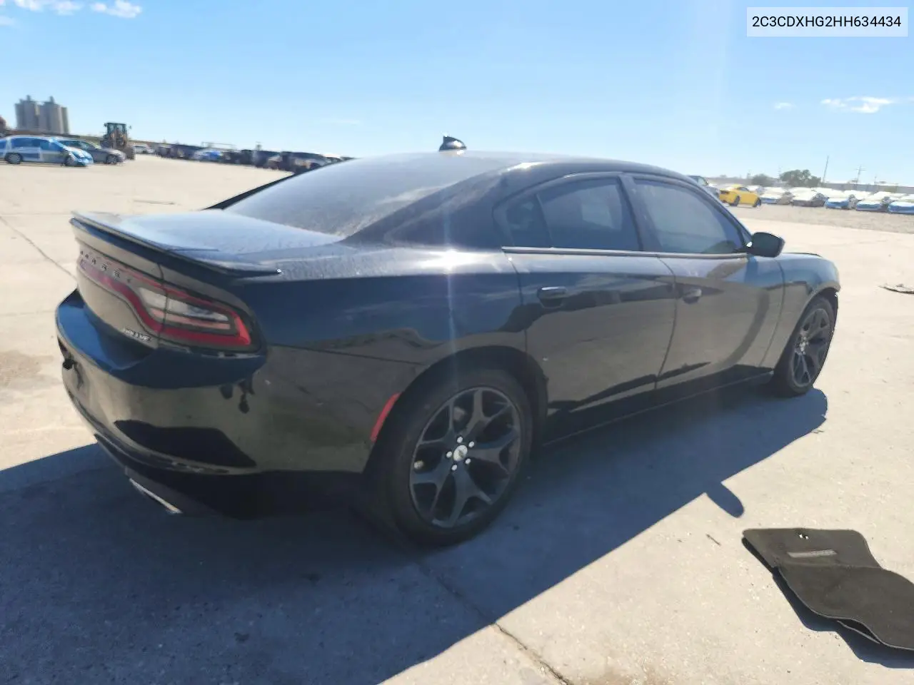2017 DODGE CHARGER VIN 2C3CDXHG2HH634434 — фото 3