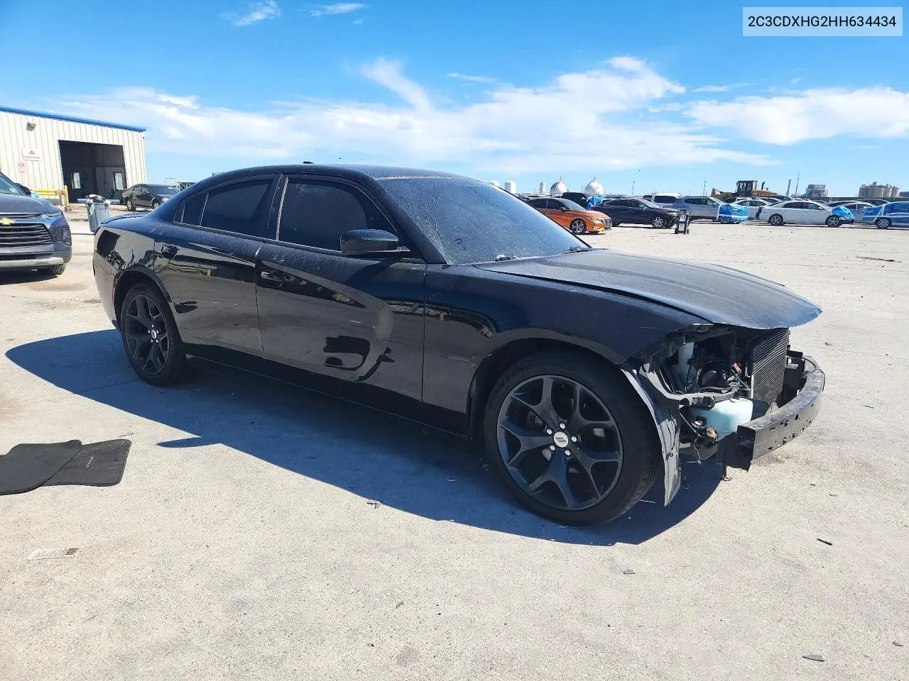 2017 DODGE CHARGER VIN 2C3CDXHG2HH634434 — фото 4