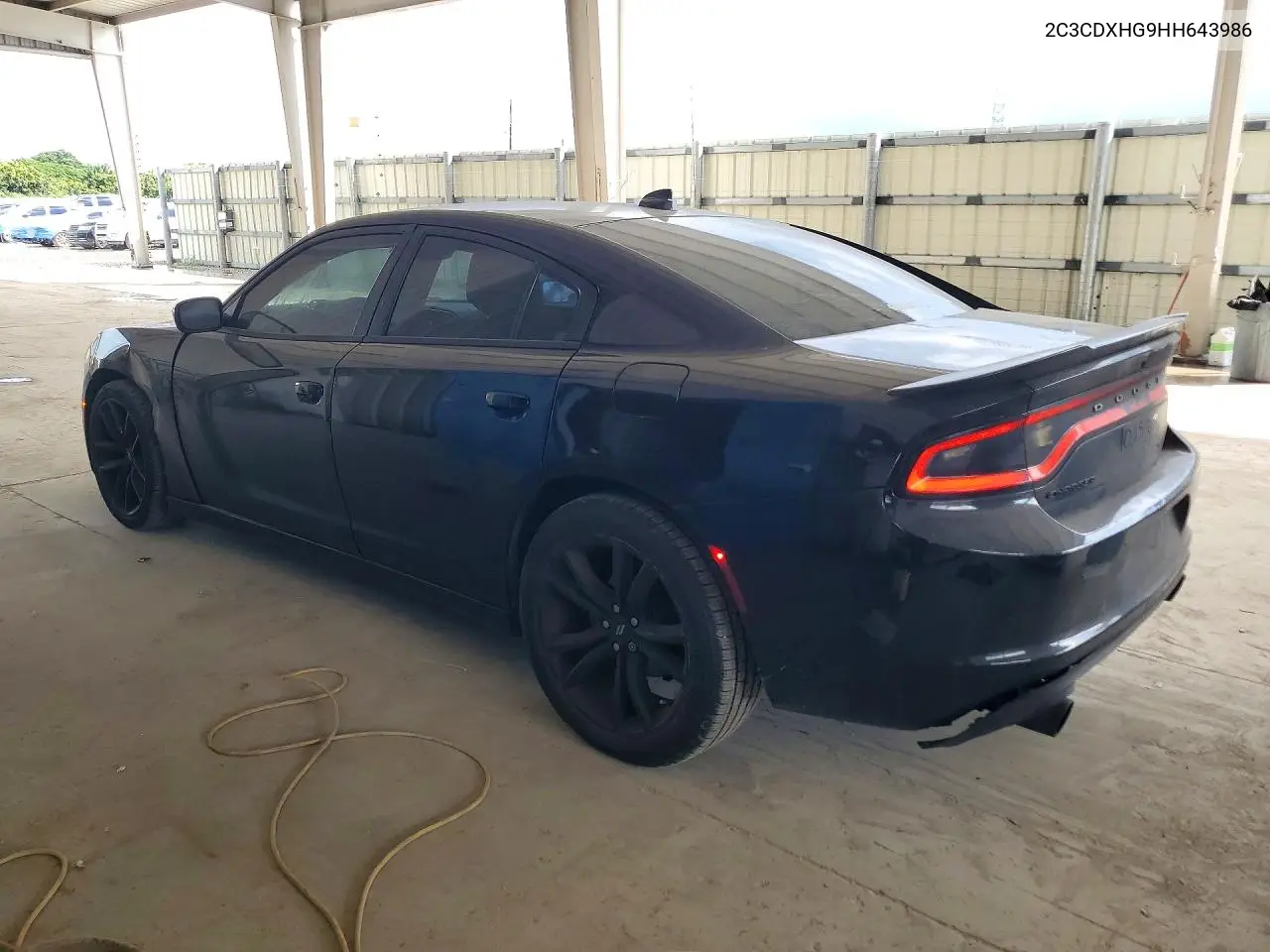 2017 DODGE CHARGER VIN 2C3CDXHG9HH643986 — фото 2