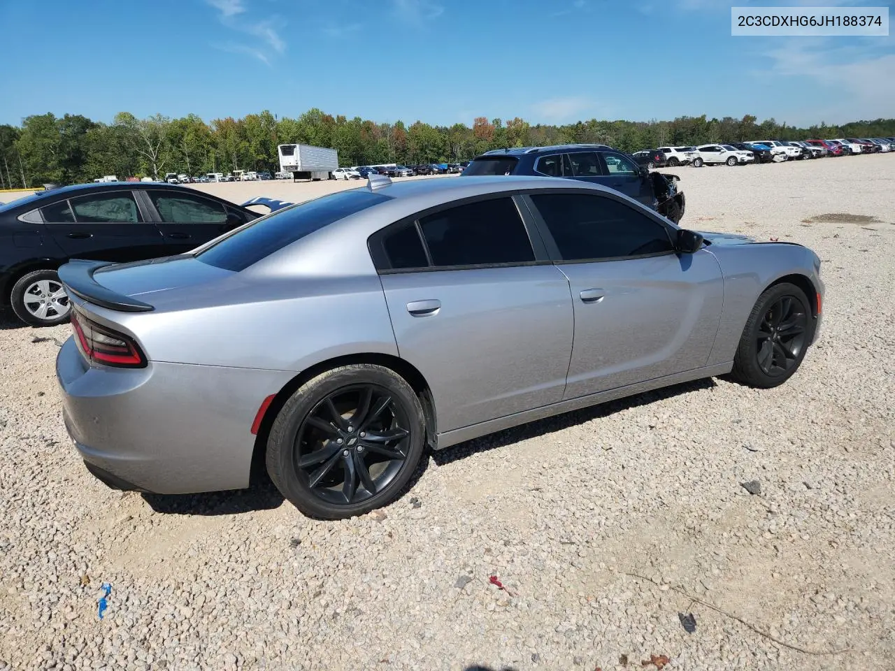 2018 DODGE CHARGER VIN 2C3CDXHG6JH188374 — фото 3