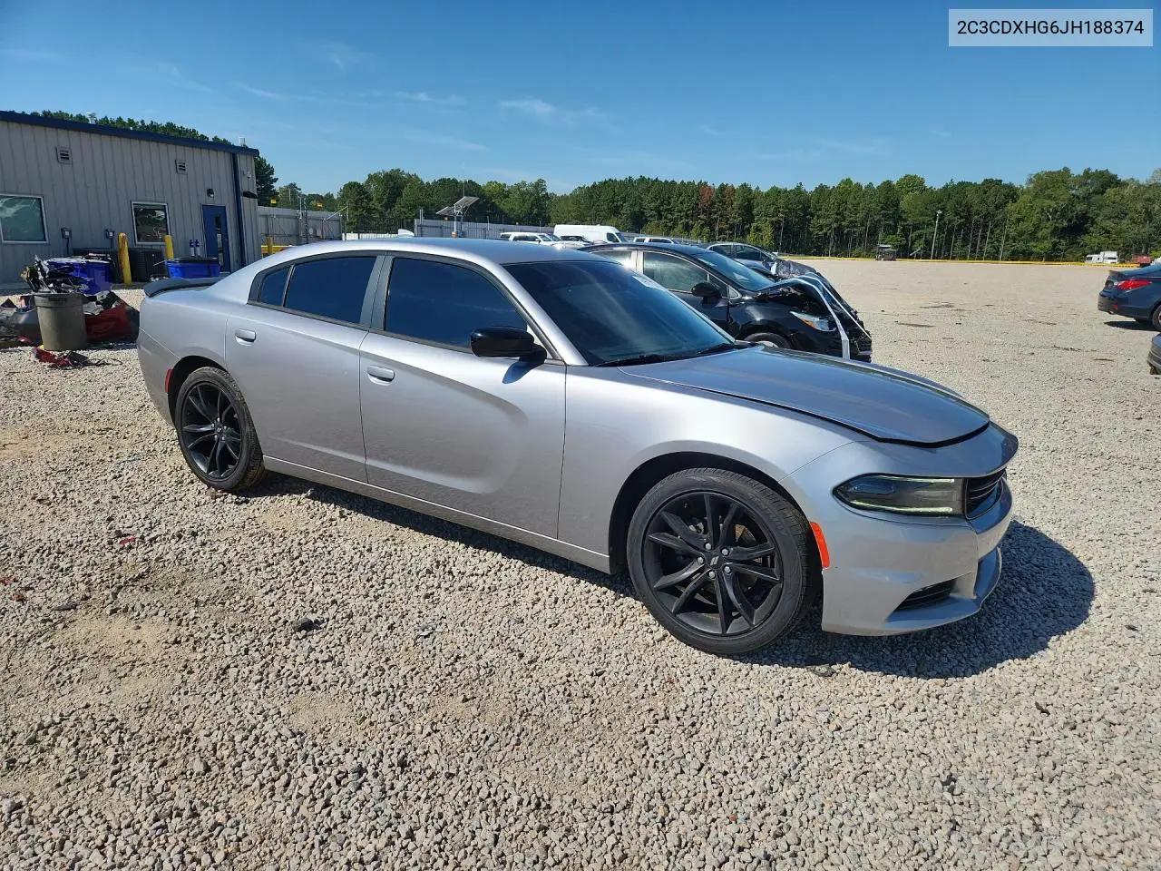 2018 DODGE CHARGER VIN 2C3CDXHG6JH188374 — фото 4