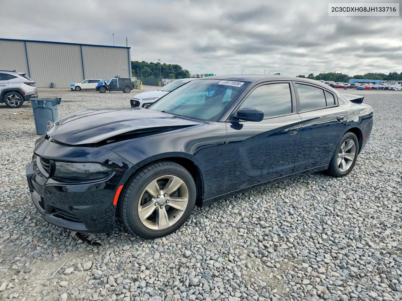 DODGE CHARGER 2018, VIN 2C3CDXHG8JH133716
